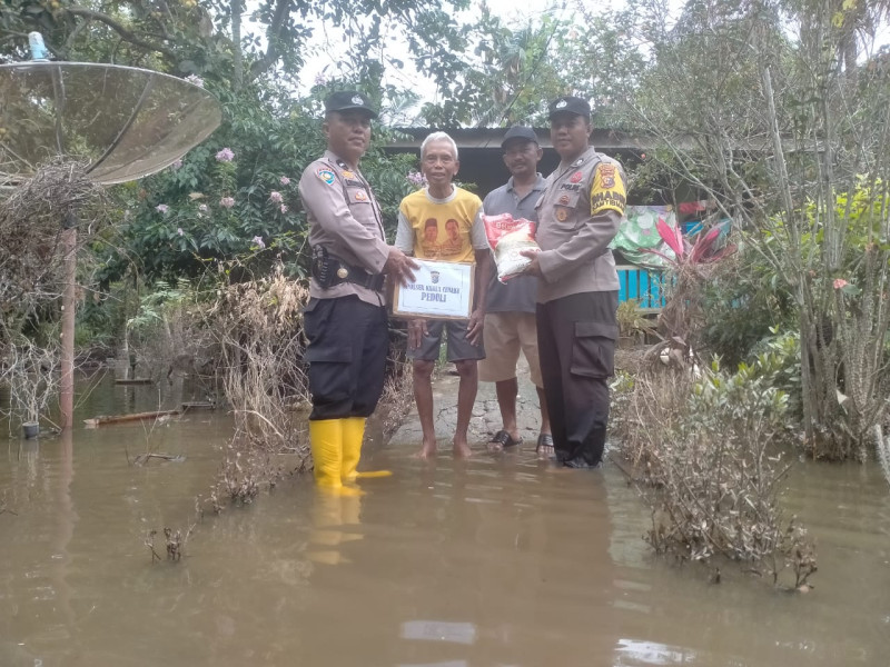 Polsek Kuala Cenaku Gaungkan Pemilu Damai di 5 Desa
