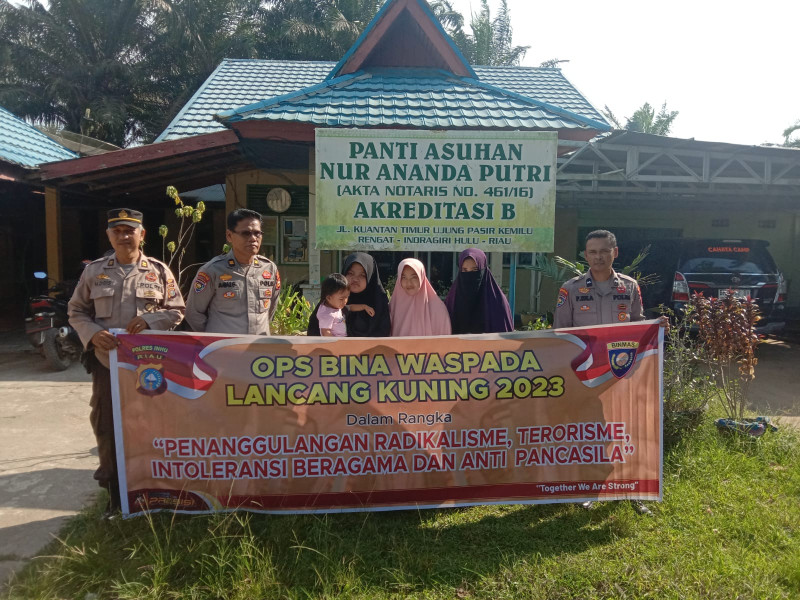 Panti Asuhan Sasaran Binluh Polres Inhu