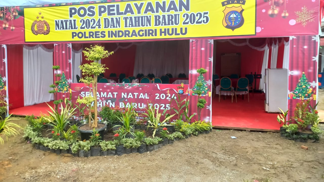 Maksimalkan Pelayanan Kepada Masyarakat Selama Nataru, Polres Inhu Siapkan Empat Pos