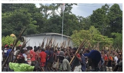 Bentrokan Warga Nduga - Lanny Jaya Papua, Tiga Luka Kena Panah