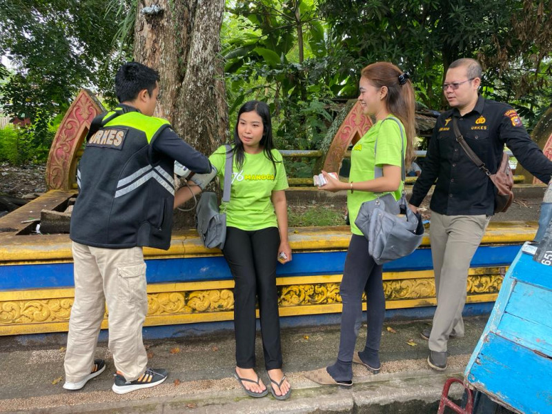 Dukung Operasi OMB LK. Dokkes Polres Inhu Gelar Cooling System