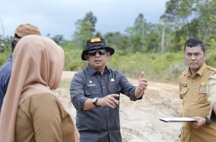 Sekda Zulfahmi Tinjau Lokasi Lahan Sekolah Rakyat