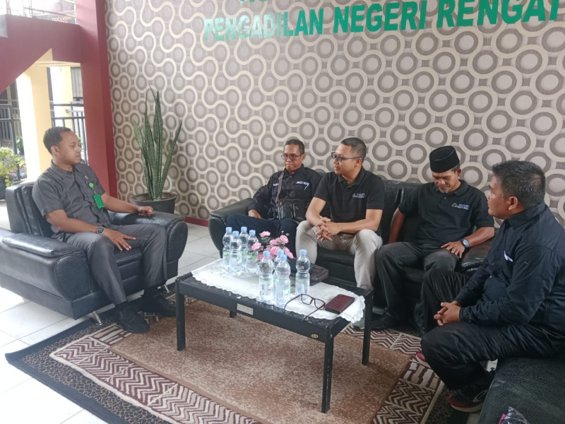 JMSI Inhu Audensi Ke PN Rengat. Humas Harap Peran JMSI Tangkal Berita Hoax