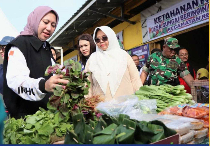 Bupati Inhu Launching Gerai Lapak Petani Hebat Produk Unggul