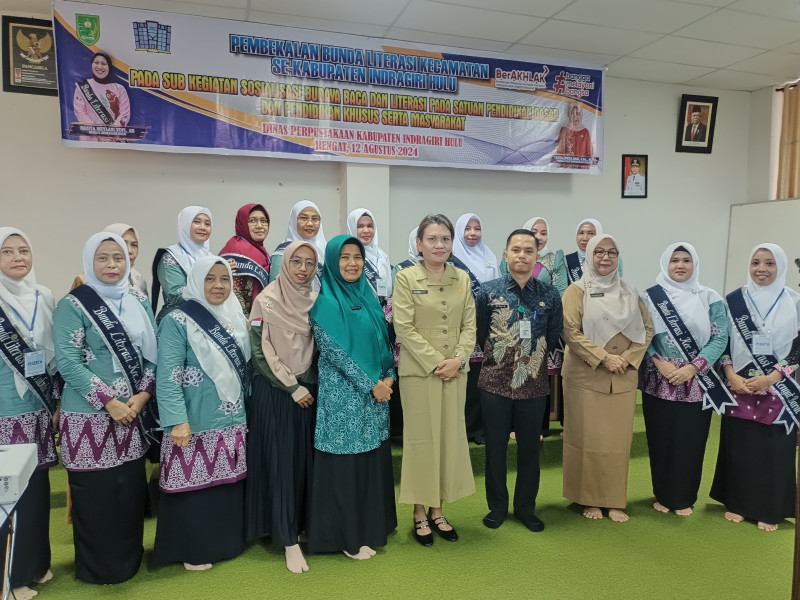 Bunda Literasi Kecamatan Se Inhu Ikuti Pembekaan