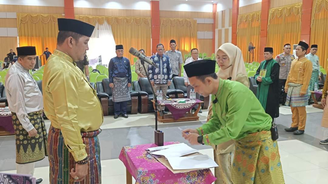 70 Anggota PPK Inhu Dilantik