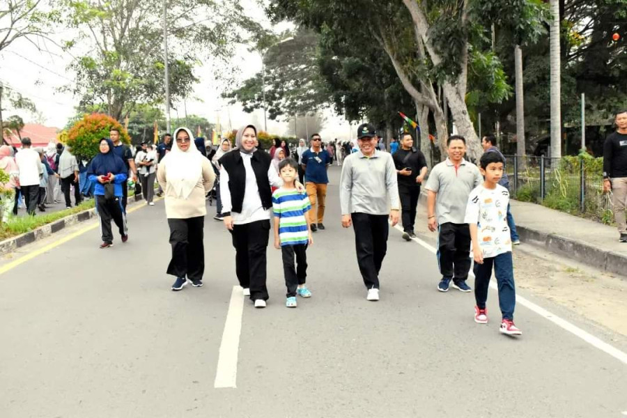 Kegiatan Car Free Day,Bupati Inhu : Akan Menjadi Agenda Rutin Di Setiap Akhir Pekan
