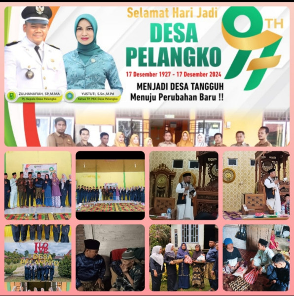 Hari Jadi ke-97, Desa Pelangko Tunjukkan Komitmen dalam Pembangunan dan Kepedulian Sosial