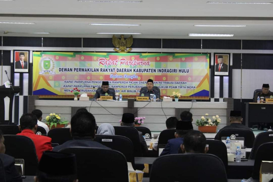 DPRD Inhu Syahkan Dua Ranperda ini.