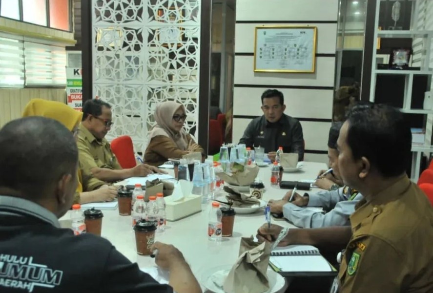 Program Umrah Gratis.  Sekda Inhu Pimpin Rakor Persiapan Akhir Keberangkatan