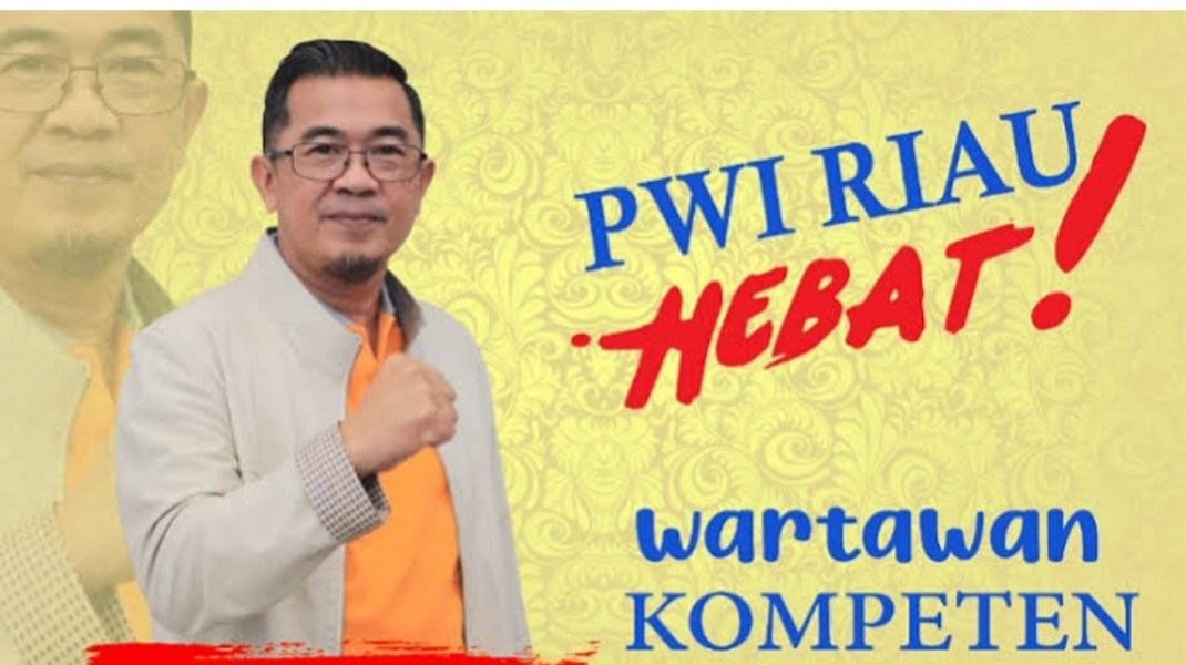 Sempena HPN 2024, PWI Riau Gelar Jalan Sehat Bertemakan Pemilu Damai