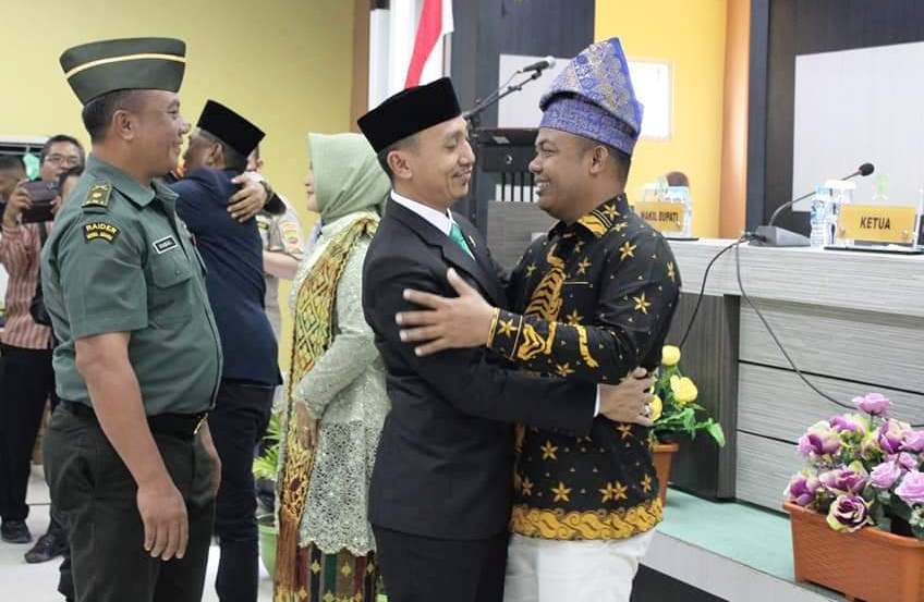 Dodi Irawan Tampil Pesona dalam Rapat paripurna DPRD Inhu PAW