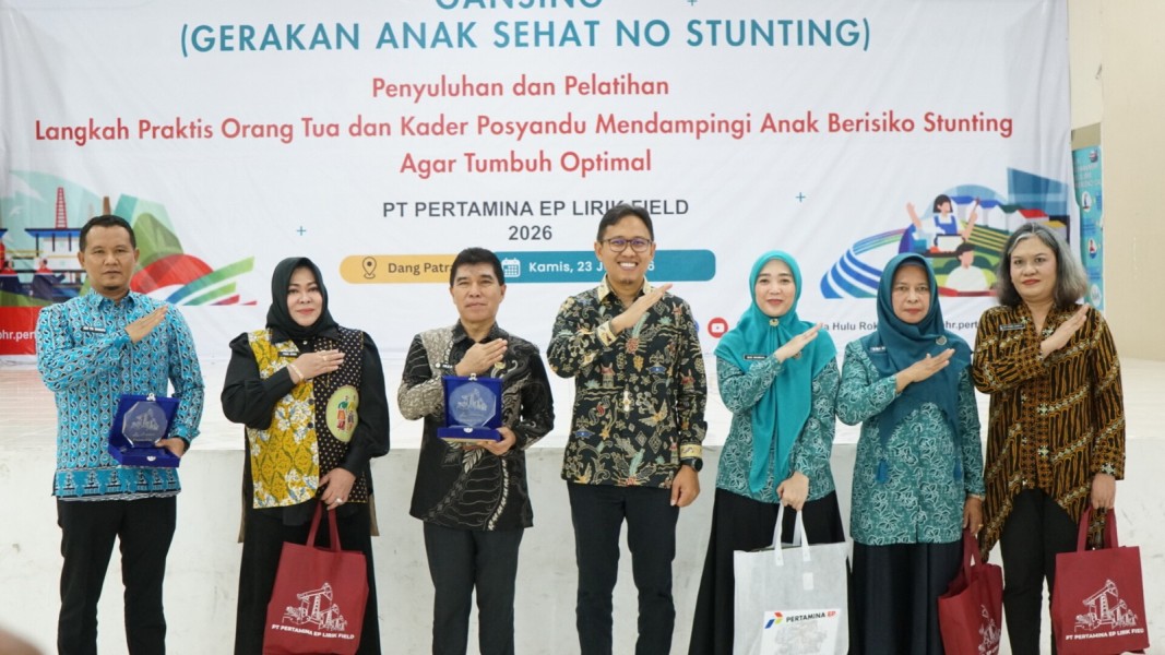 Capain Positif GANSING Lawan Stunting : 41,2 Persen Anak Lulus Stunting Bersama Pertamina EP Lirik