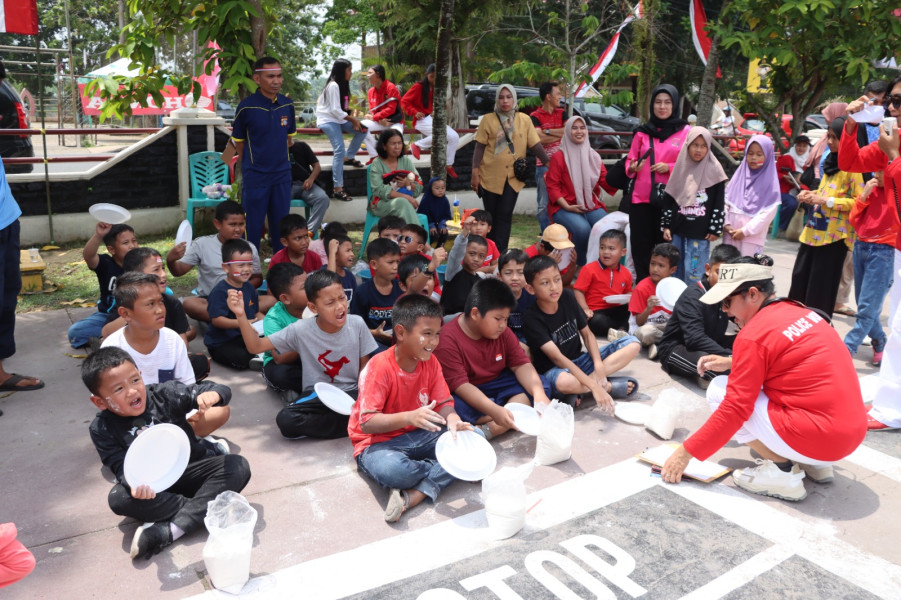 Polres Inhu Gelar Berbagai Lomba Semarakkan HUT RI