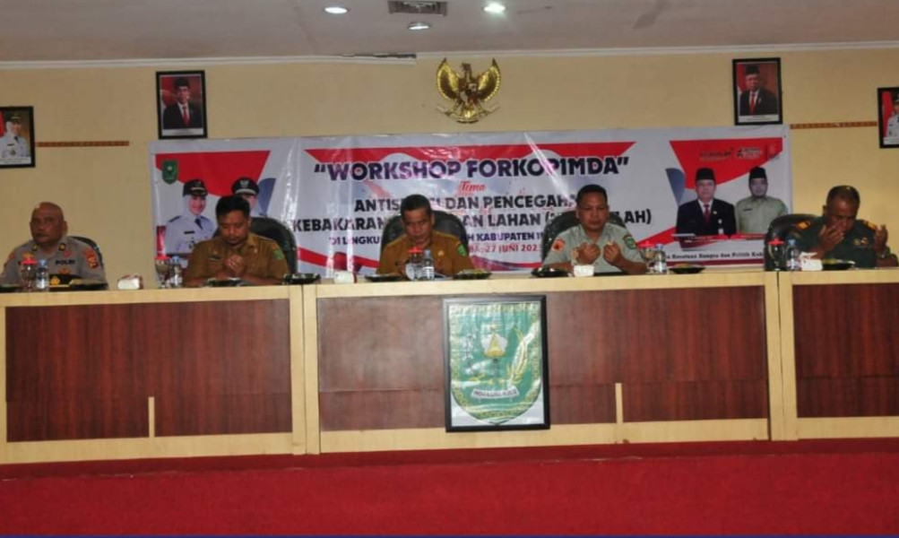 Kesbangpol Inhu Gelar Worshop Sosialisasi Cegah Karhutla