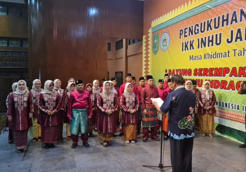 Sekda Inhu Kukuhkan Pengurus IKK Jabodetabek