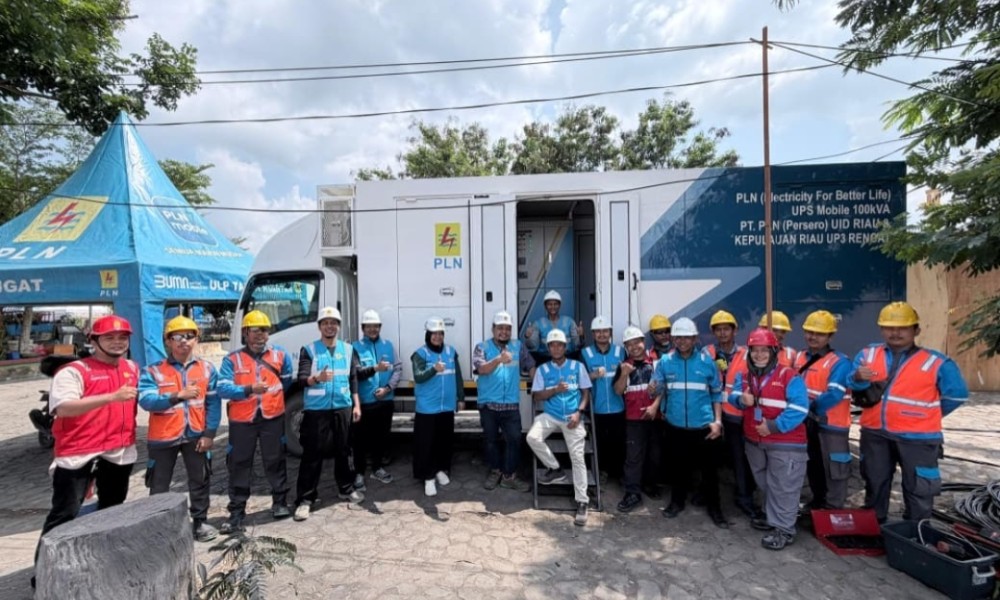Personil PT. PLN UP3 Rengat Siaga Penuh