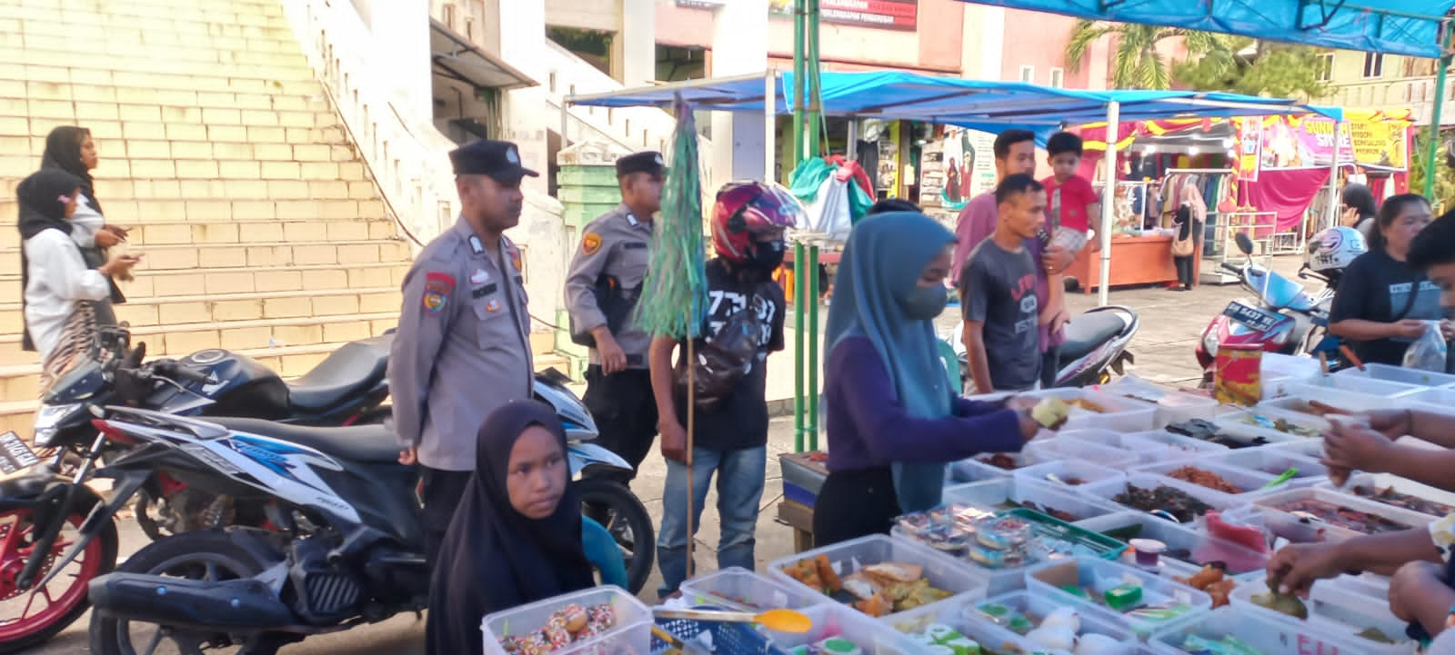 Amankan Titik Keramaian, Polres Inhu Gelar Operasi Pengamanan