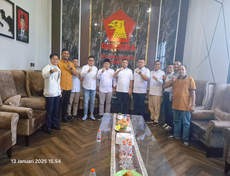 DPD Pasukan 08 Riau Silaturahmi Ke Partai Gerindra